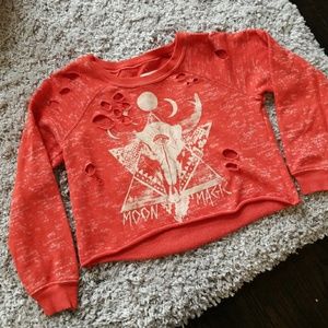 BillaBong cropped sweatshirt